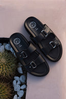 White Sun - Mules Charlotte - Noir