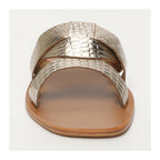 Mules Noham - Light Gold Croco