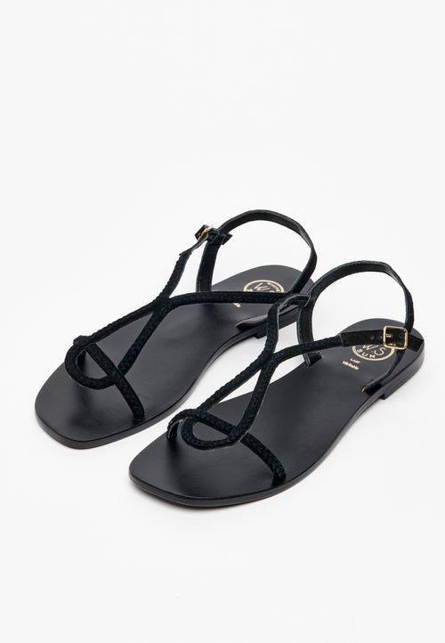 White Sun - Sandales Barali - Noir - Femme