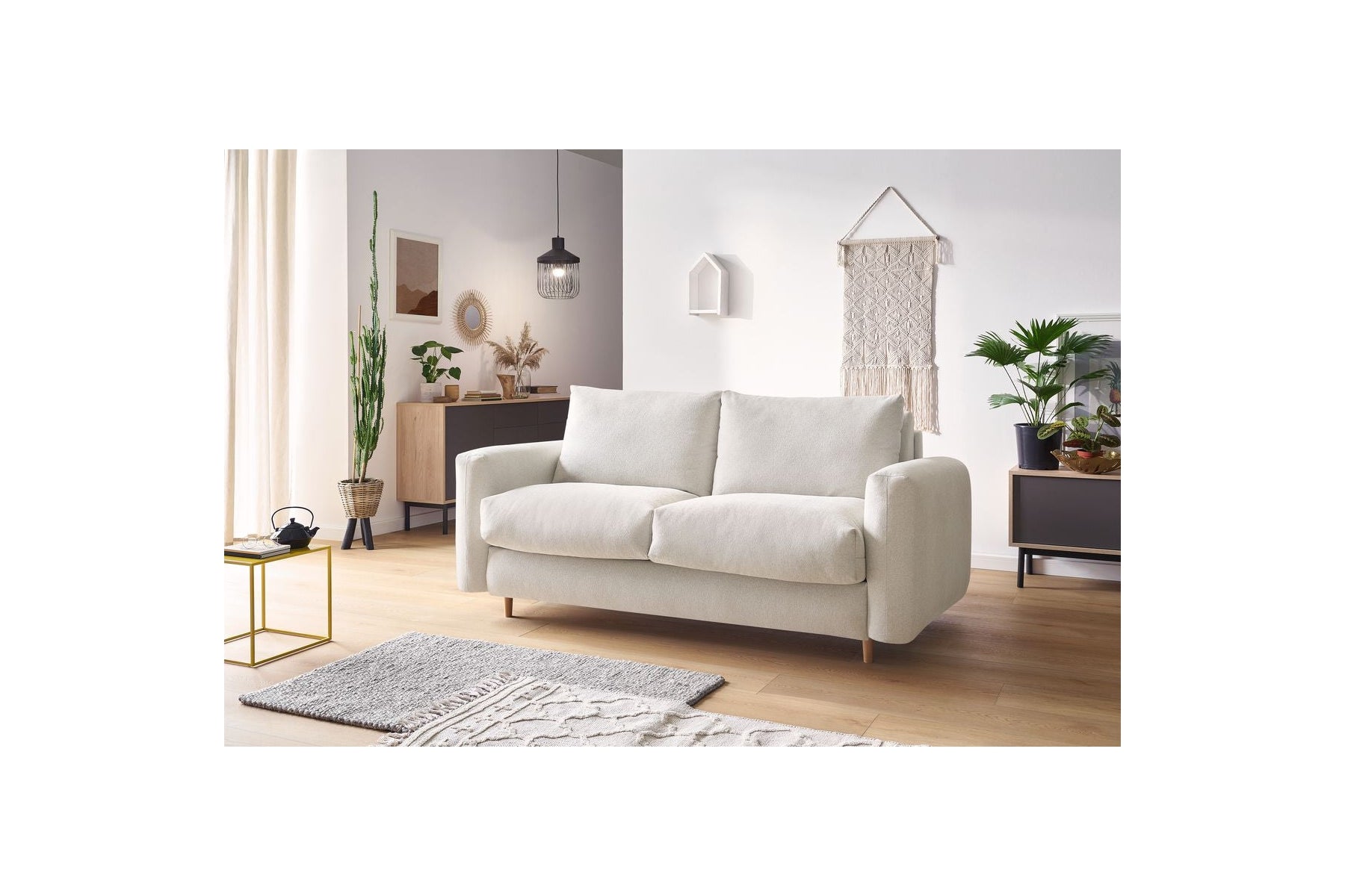 Sofá recto convertible Cocoone apertura exprés - 160X200