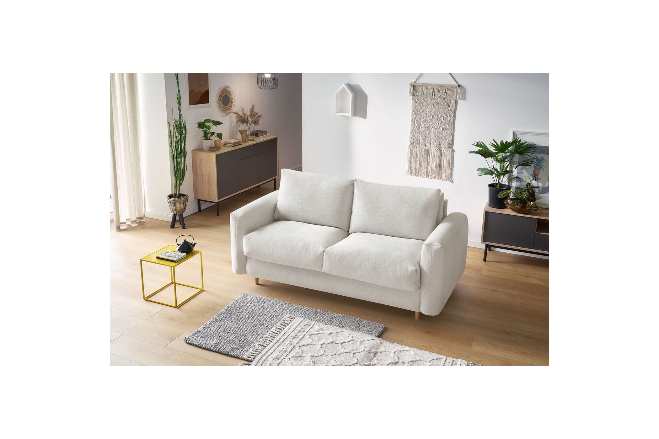 Sofá recto convertible Cocoone apertura exprés - 140 x 200