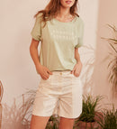 Camiseta Zina - Almendra