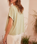 Camiseta Zina - Almendra