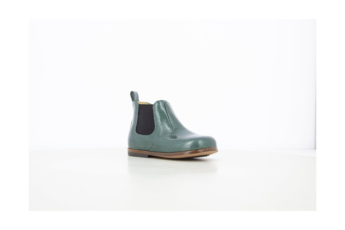 Botas Primeros Pasos Zeus Zip Elast Barniz Apache - Pino - Niña