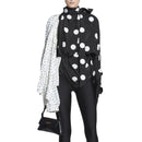 Top Balenciaga Polka Dot High Neck Top - Noir - Femme