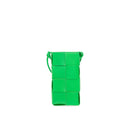 Bottega Veneta Leather Phone Case - Green - Woman