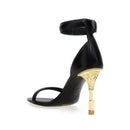 Balmain Moneta 95Mm Sandals - Black - Woman