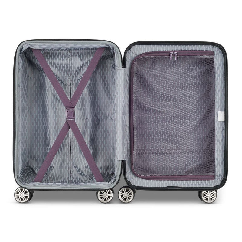 Air Armour Valise Trolley Extensible 4 Doubles Roues 77 Cm - Violet Valises Long Séjour Delsey