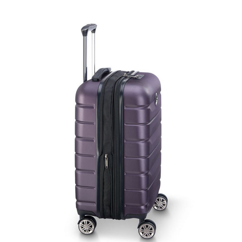 Air Armour Valise Trolley Extensible 4 Doubles Roues 77 Cm - Violet Valises Long Séjour Delsey