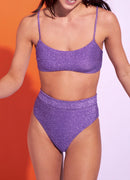 Bas De Maillot Alia - Shiny Violet