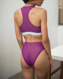 Soutien-Gorge Ines - Violet Tulle