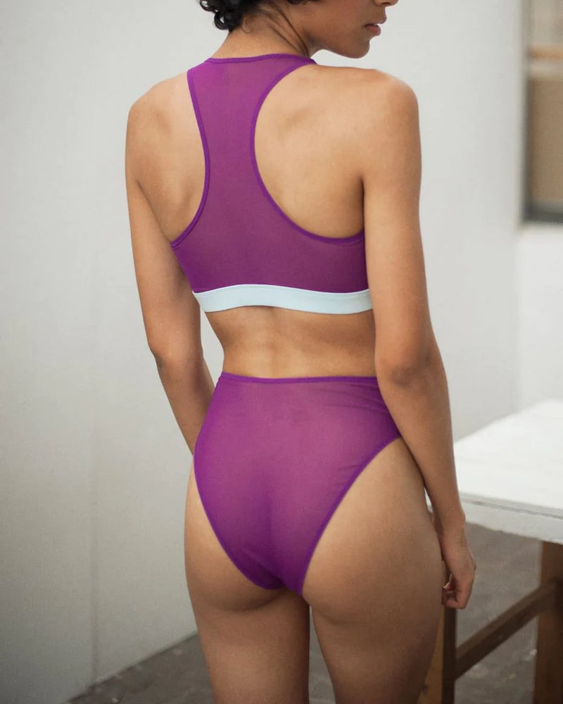 Soutien-Gorge Ines - Violet Tulle