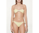 Bas De Maillot Serena - Yellow Seersucker