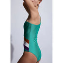Maillot Une Pièce Venice - Green Glossy
