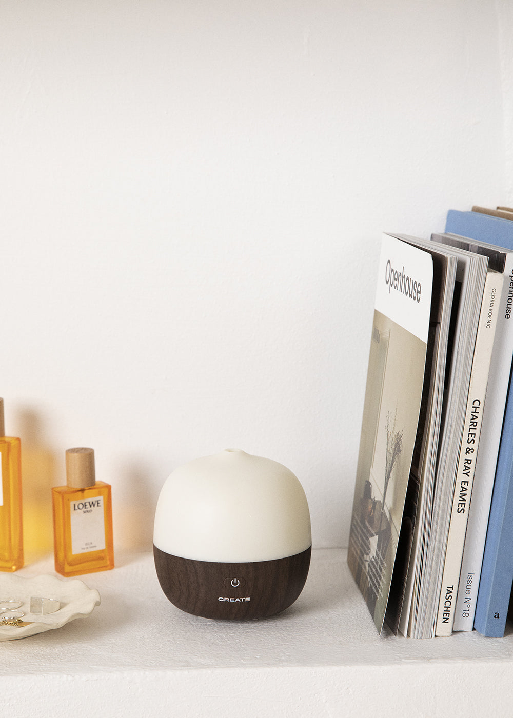 Aroma Studio - Aroma Diffuser, Humidifier & LED Lighting - Dark Wood