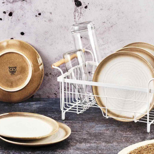 Assiette Cosmos - 6 Pièces - Crème - Björn - The Bradery