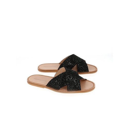 Avarca Neo Mule Sequins Negro - Avarca Neo - Minorquines - The Bradery