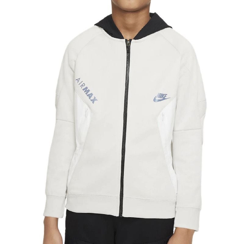B Nsw Air Max Fz Hoodie - Sweat Junior Textile - Gray SWEAT JUNIOR TEXTILE Nike