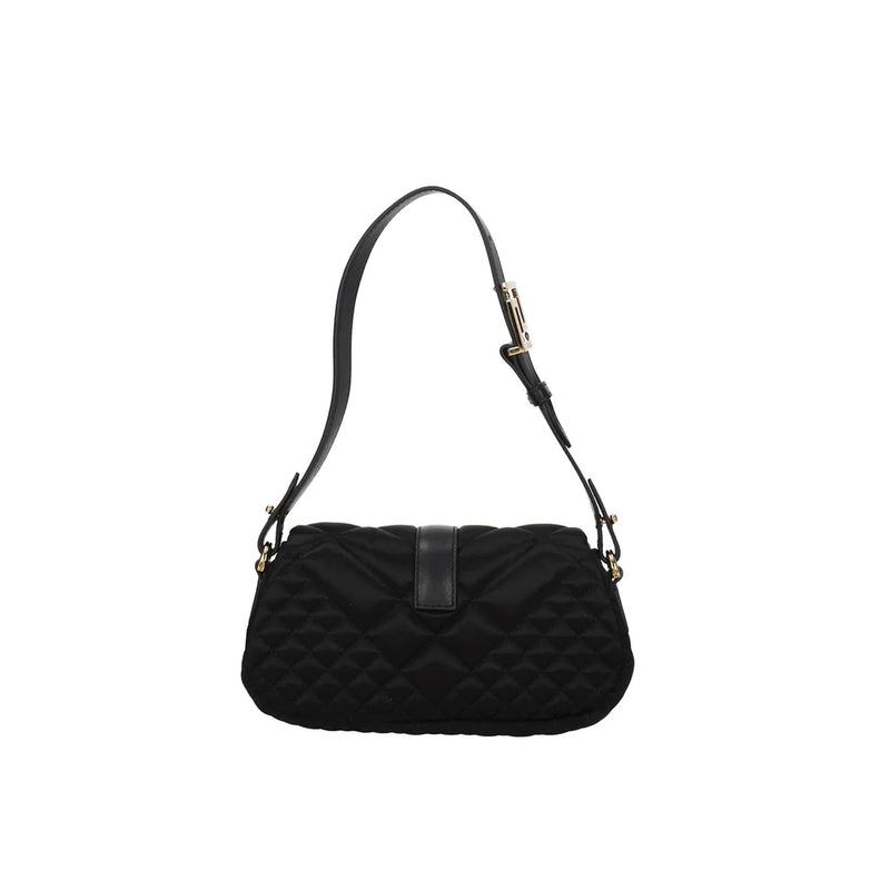 Versace Satin Shoulder Bag - Black - Woman