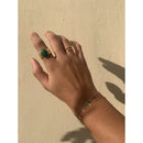 Bague Ajustable Khepri - Vert - Caroline Najman - The Bradery