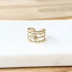 Bague "Chiara" acier-Bagues-instants-plaisirs-Instants Plaisirs • Bijoux