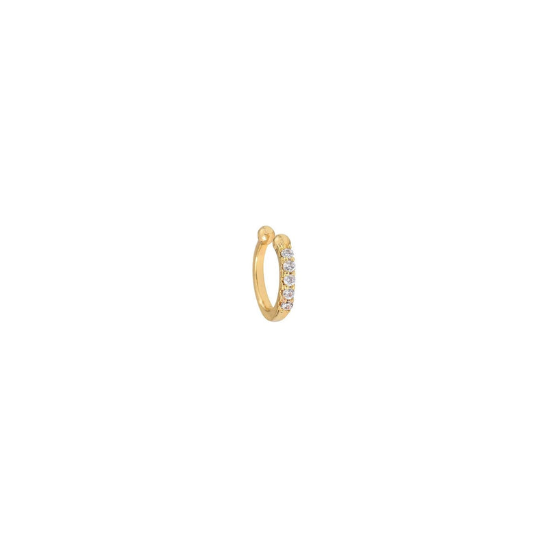 Bague D'Oreille 3Ox - Blanc - Caroline Najman - The Bradery