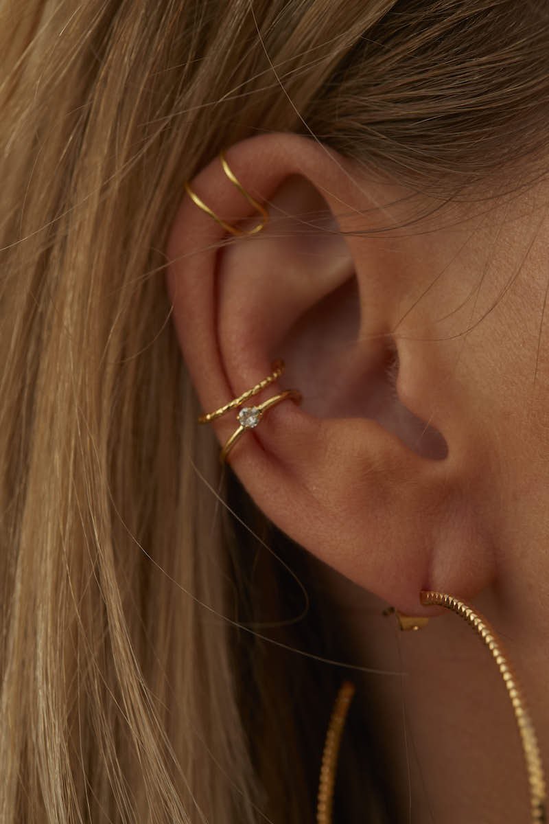 Bague D'Oreille Mini 1 - Doré - Caroline Najman - The Bradery