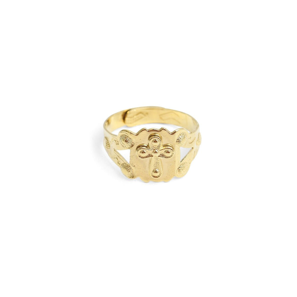 Bague Thaïs Croix - Or - Nilaï - The Bradery