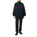 Veste Balenciaga Oversized Logo - Bleu - Homme