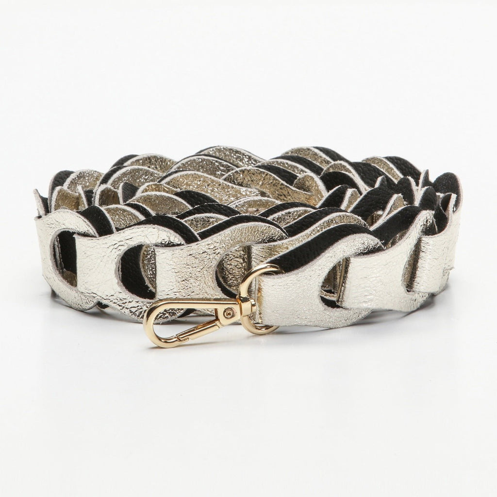 Correa de hombro con cadena Sasha - Dorada - Victor & Hugo -La Bradery