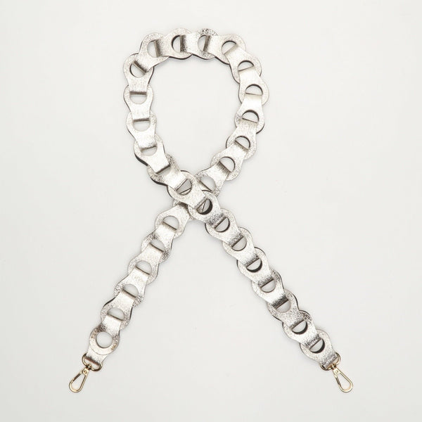 Correa de hombro con cadena Sasha - Dorada - Victor & Hugo -La Bradery