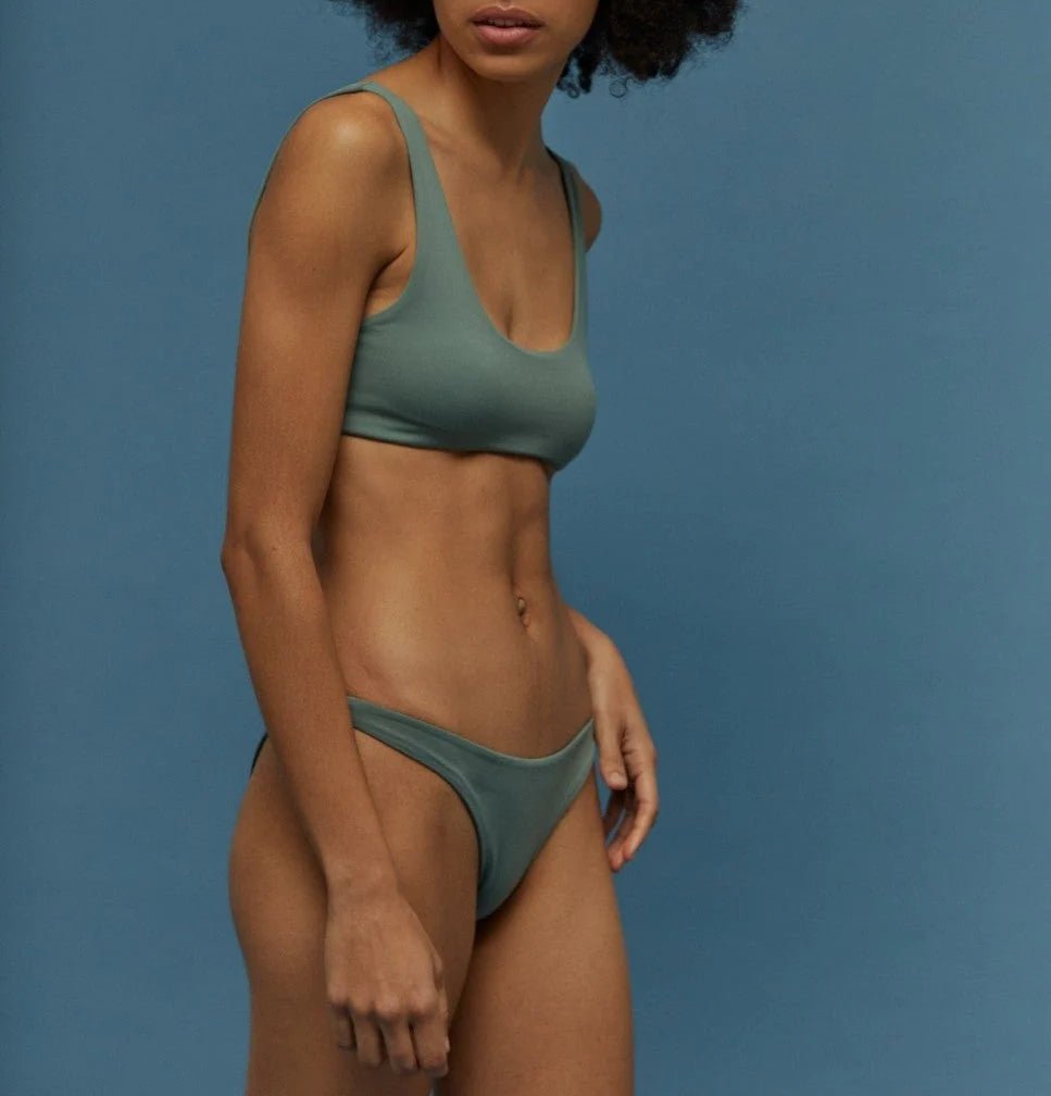 Bas De Bikini Runner Té - Vert - Robin Collection - The Bradery