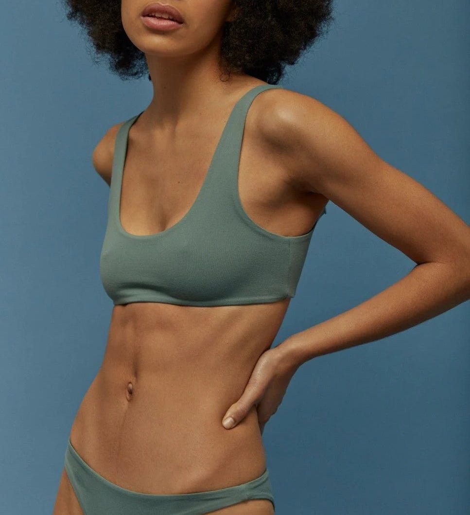 Bas De Bikini Runner Té - Vert - Robin Collection - The Bradery
