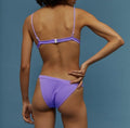 Bas De Bikini Sporty Piqué - Lavande - Robin Collection - The Bradery
