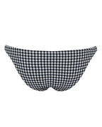 Bas De Maillot Bikini Balconette Vichy Noir & Blanc - Noir - Robin Collection - The Bradery