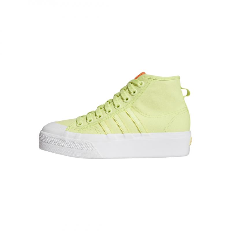 Basket Adidas Originals Nizza Platform Mid - Jaune - Femme CHAUSSURE Adidas
