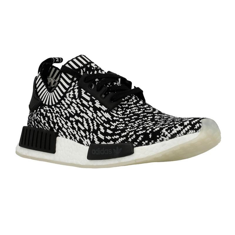 Adidas Originals Nmd R1 Primeknit Sneaker - Black - Men Adidas SHOES