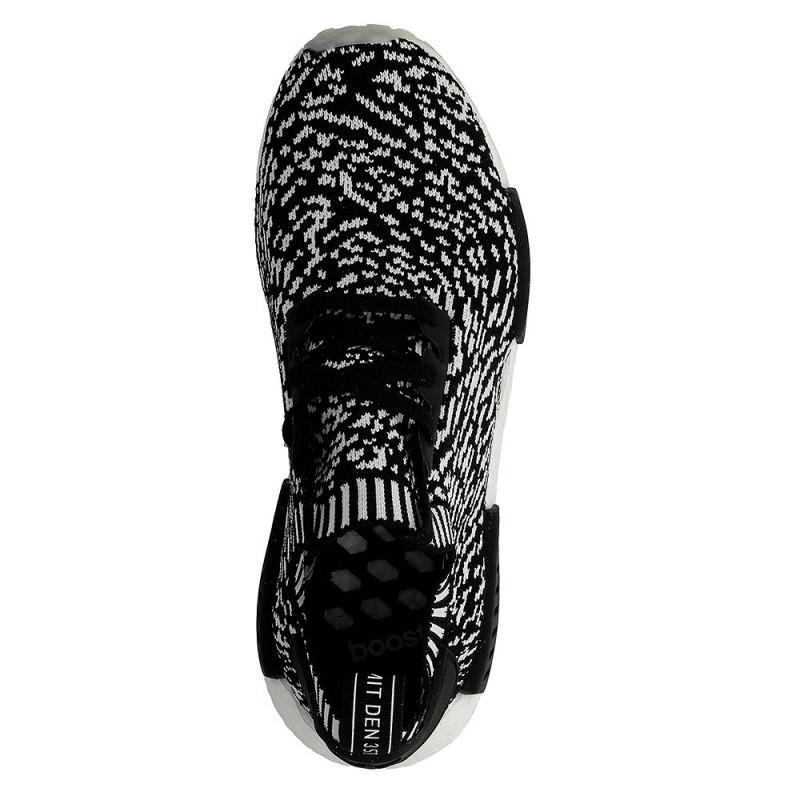 Adidas Originals Nmd R1 Primeknit Sneaker - Black - Men Adidas SHOES