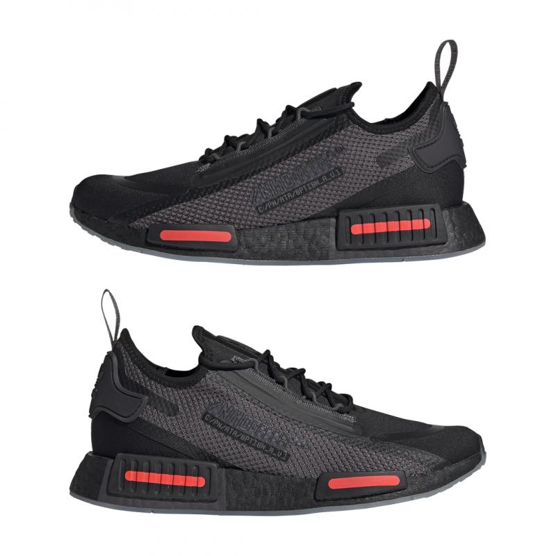 Adidas Originals Nmd R1 Spectoo Sneaker - Black - Men - Adidas - The Bradery