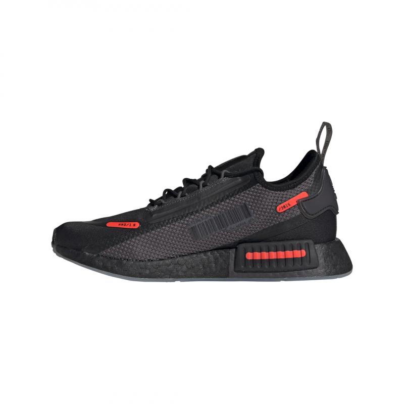 Adidas Originals Nmd R1 Spectoo Sneaker - Black - Men - Adidas - The Bradery