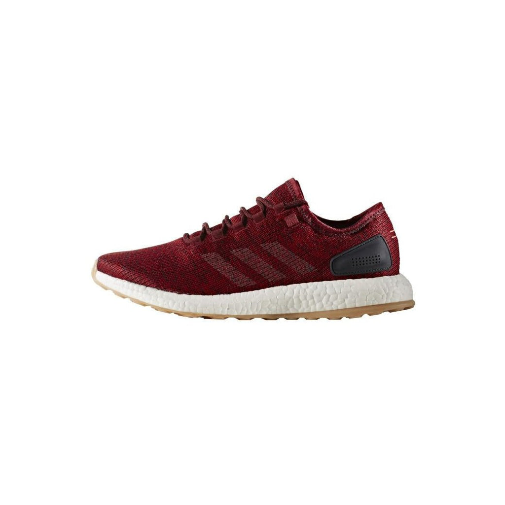Adidas Originals Pure Boost Sneaker - Burgundy - Men - Adidas - The Bradery