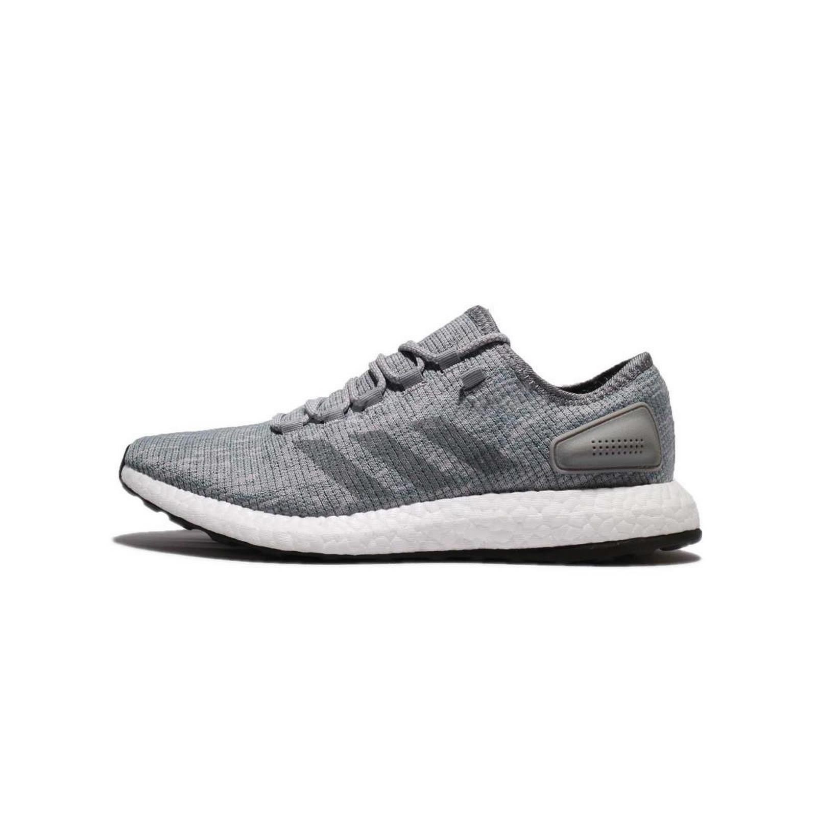 Adidas Originals Pure Boost Sneaker - Gray - Men - Adidas - The Bradery