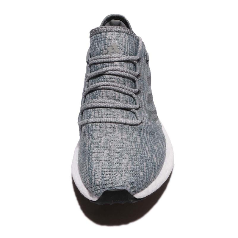 Adidas Originals Pure Boost Sneaker - Gray - Men - Adidas - The Bradery