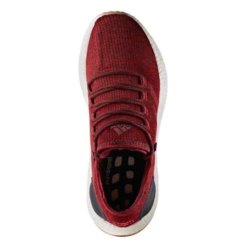 Adidas Originals Pure Boost Sneaker - Red - Men - Adidas - The Bradery