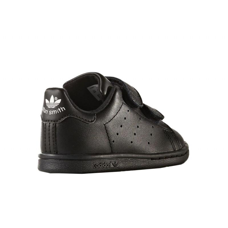 Adidas Originals Stan Smith Bã©Bã© Basket - Black - Child Adidas SHOES