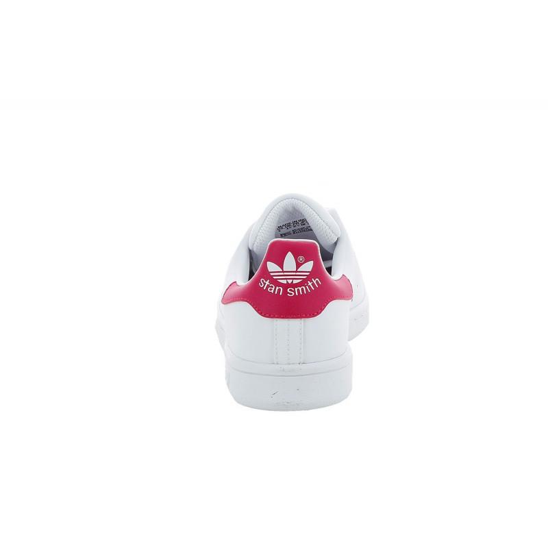 Baskets Adidas Originals Stan Smith Blanc / Rose Foncé - Stan Smith & Superstar - Adidas1 - The Bradery