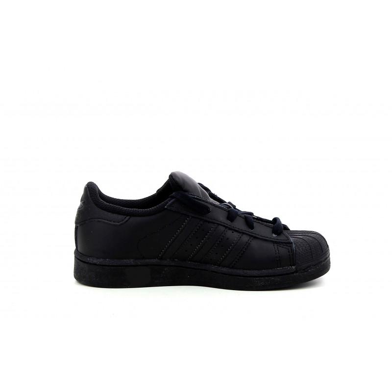 Adidas Originals Superstar Sneaker - Black - Child - Adidas - The Bradery