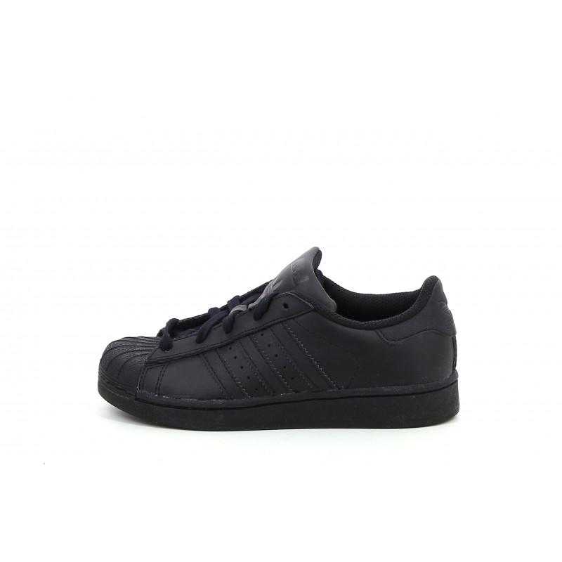 Adidas Originals Superstar Sneaker - Black - Child - Adidas - The Bradery