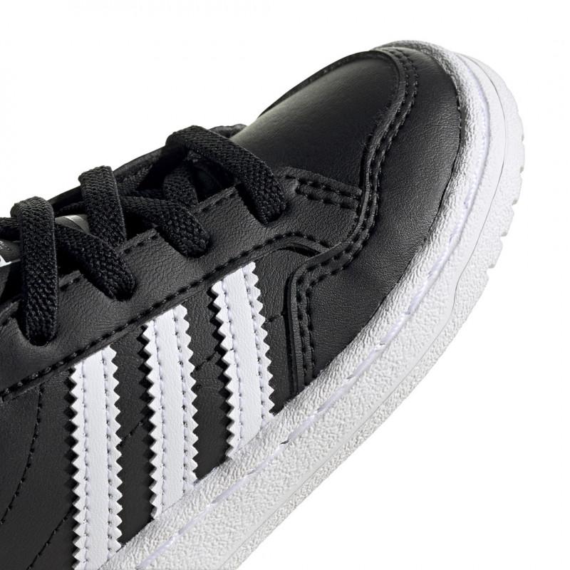 Zapatilla Adidas Originals Team Court - Negro - Bebé - Adidas - The Bradery
