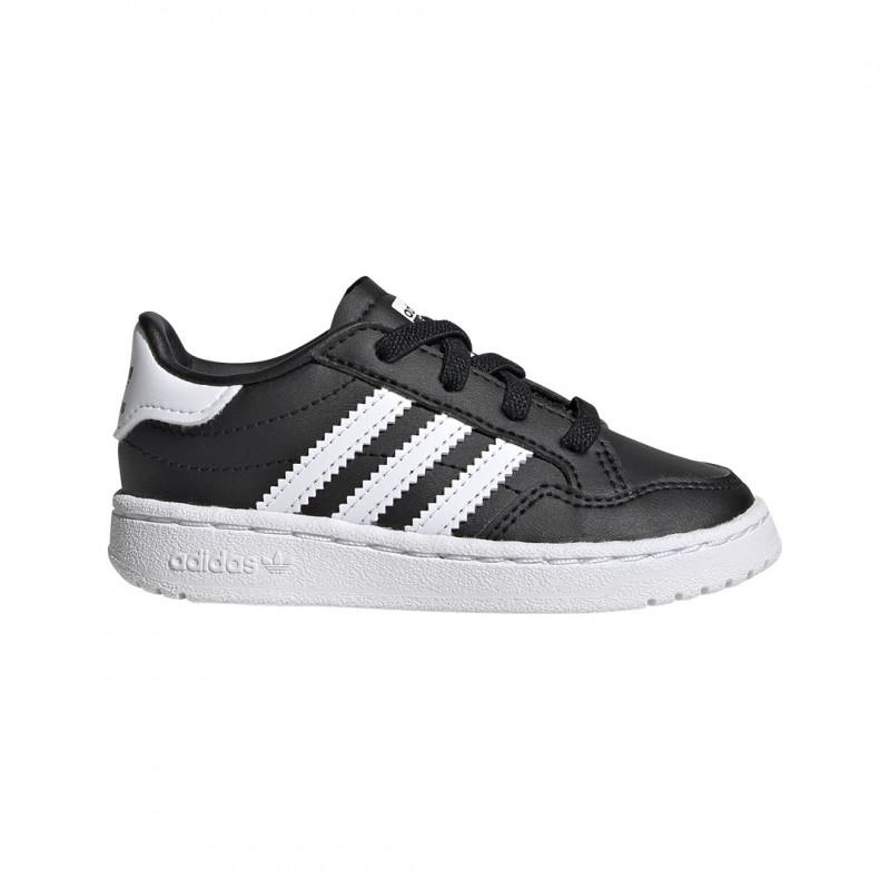 Zapatilla Adidas Originals Team Court - Negro - Bebé - Adidas - The Bradery